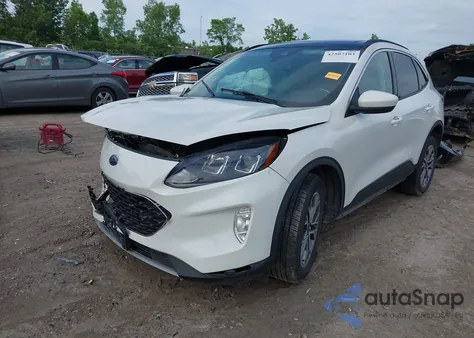 2021 Ford Escape Sel Hybrid z USA, uszkodzony, nr VIN 1FMCU9CZ7MUB16676